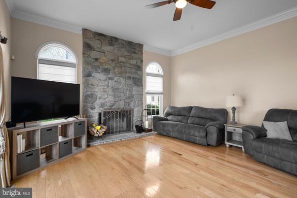 Fireplace, Interior, Stone Walls, Wood Texture Flooring