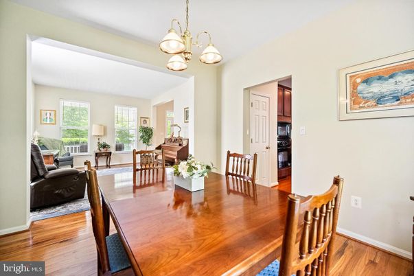 Dining room, Interior, Living room, Pendant Lights, Wood Texture Flooring