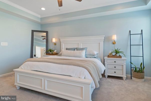 Bedroom, Interior, Recessed Lighting