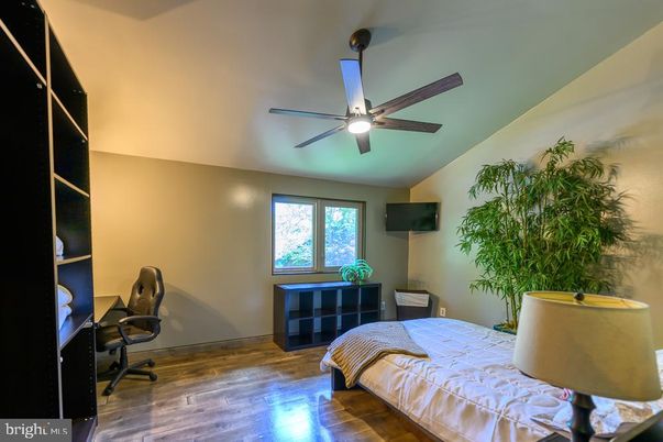 Bedroom, Home Office, Interior, Wood Texture Flooring