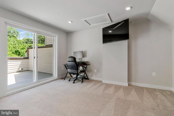 Home Office, Interior, Recessed Lighting