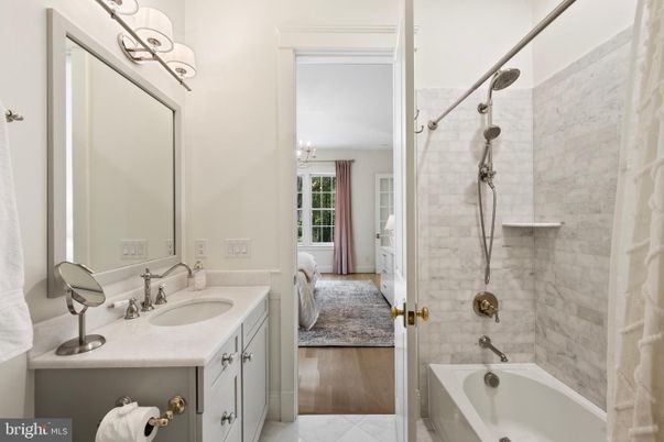 Bathroom, Interior, Wood Texture Flooring