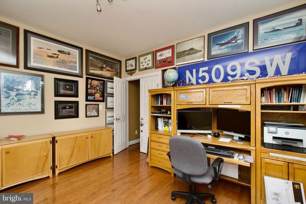 Home Office, Interior, Wood Texture Flooring