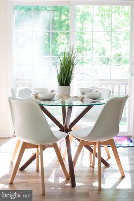 Dining room, Interior, Wood Texture Flooring