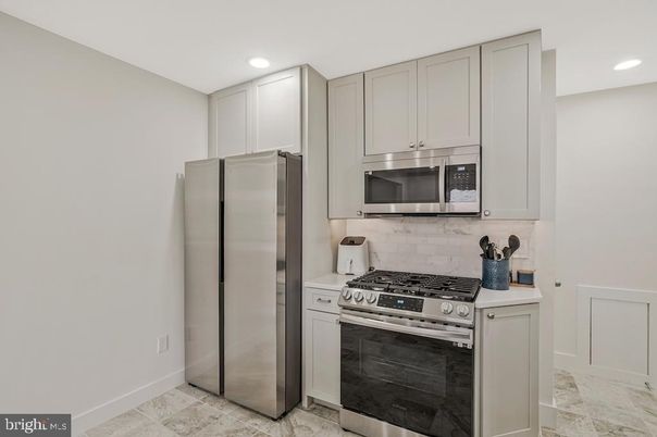 Interior, Kitchen, Recessed Lighting, Stainless Steel Appliances