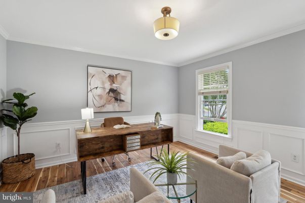 Home Office, Interior, Wood Texture Flooring
