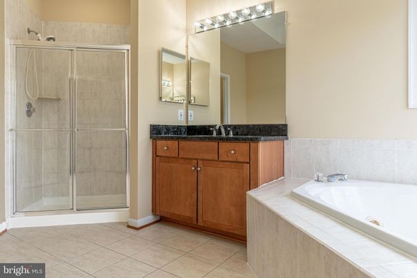 Bathroom, Dual Sink Vanities, Glass Shower, Interior