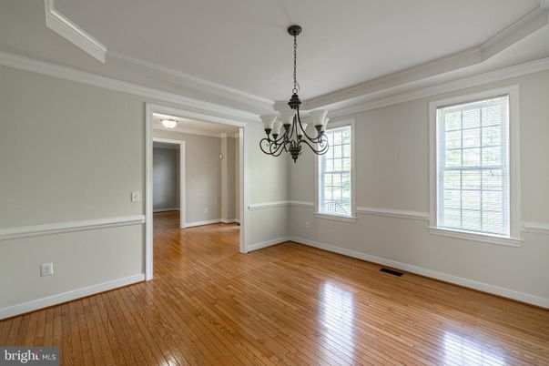Empty room, Interior, Pendant Lights, Wood Texture Flooring