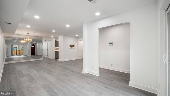 Chandelier, Interior, Pendant Lights, Recessed Lighting, Wood Texture Flooring