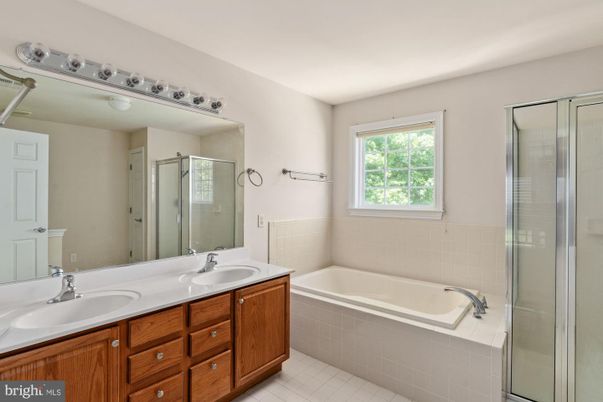 Bathroom, Dual Sink Vanities, Glass Shower, Interior
