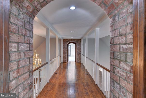 Interior, Recessed Lighting, Stone Walls, Wood Texture Flooring