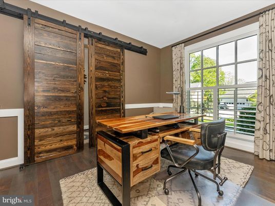 Home Office, Interior, Wood Texture Flooring