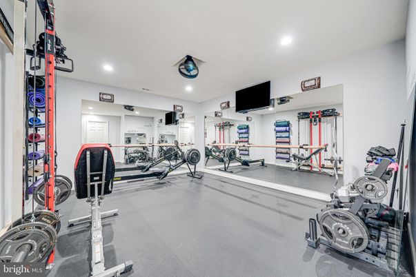 Fitness Equipment, Gym, Interior, Recessed Lighting