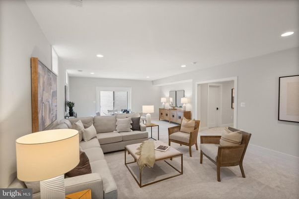 Interior, Living room, Recessed Lighting