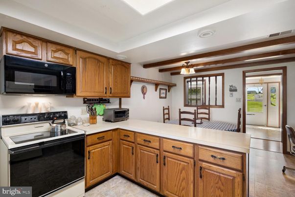Dining room, Interior, Kitchen, Wooden Beams