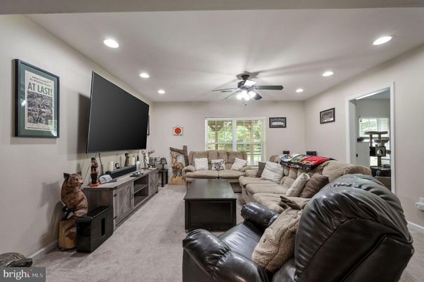 Interior, Living room, Recessed Lighting