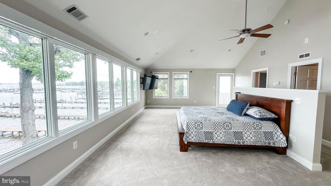 Bedroom, Interior, Recessed Lighting