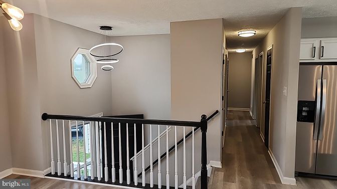 Interior, Pendant Lights, Stainless Steel Appliances, Wood Texture Flooring