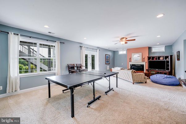 Fireplace, Game Room, Interior, Living room, Recessed Lighting