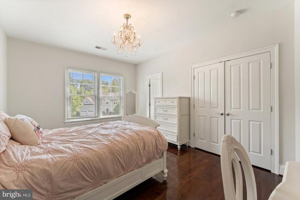 Bedroom, Chandelier, Interior, Wood Texture Flooring