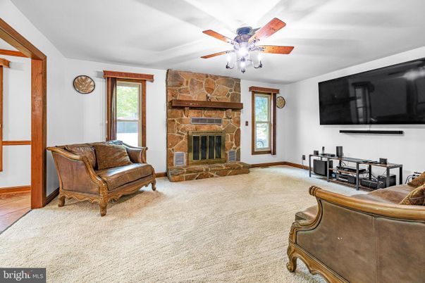 Fireplace, Interior, Stone Walls