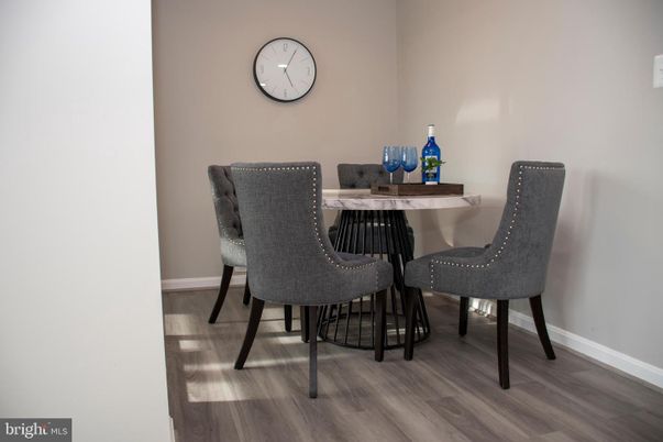 Dining room, Interior, Wood Texture Flooring
