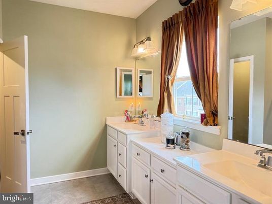Bathroom, Dual Sink Vanities, Interior, Tile Countertops
