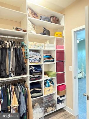 Interior, Walk-in Closets, Wood Texture Flooring