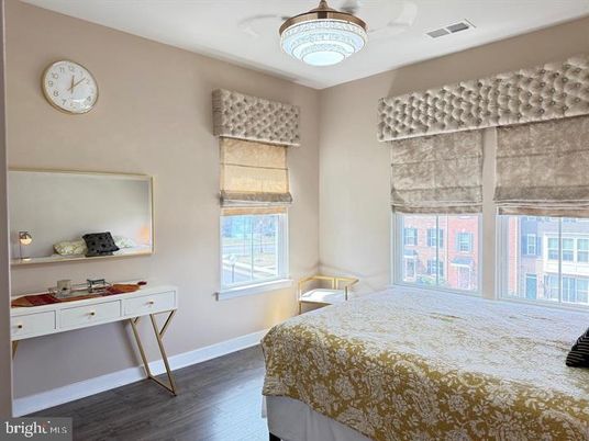 Bedroom, Interior, Wood Texture Flooring