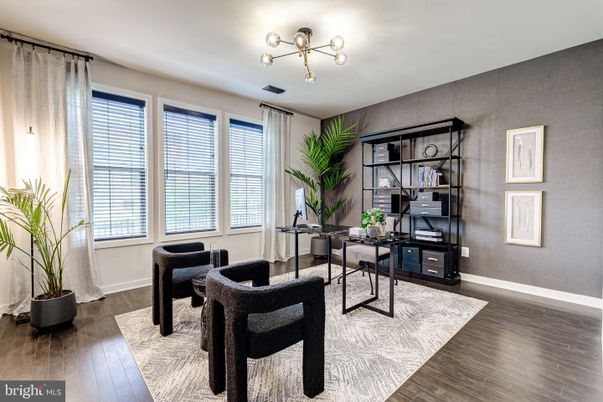 Home Office, Interior, Wood Texture Flooring