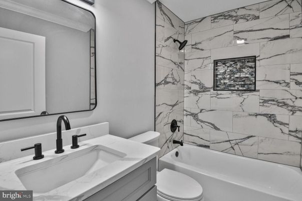 Bathroom, Interior, Marble Walls