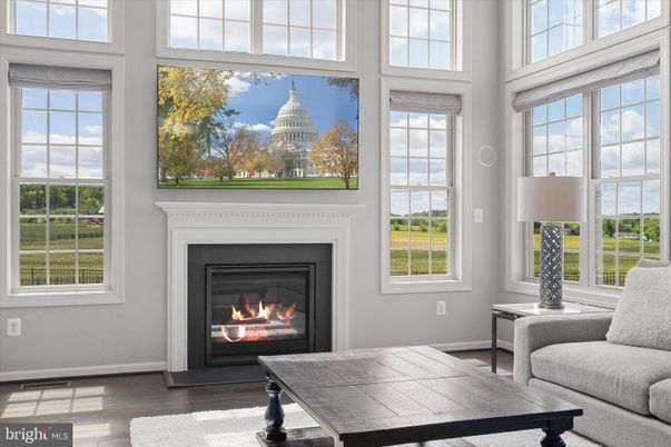 Fireplace, Interior, Wood Texture Flooring