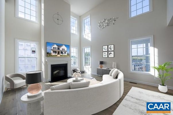 Fireplace, Interior, Living room, Wood Texture Flooring
