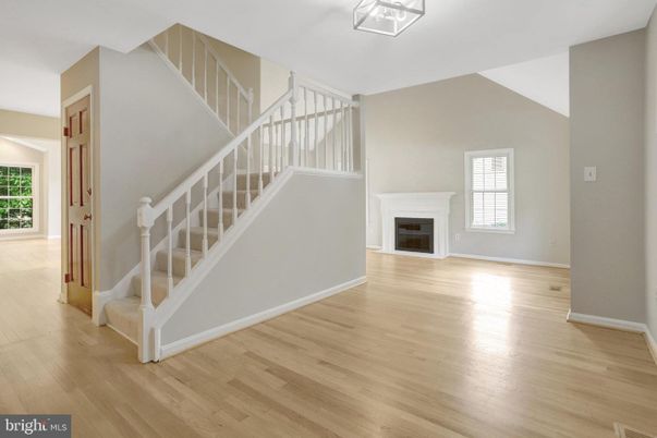 Empty room, Fireplace, Interior, Wood Texture Flooring