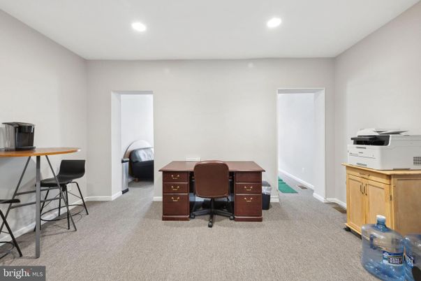 Home Office, Interior, Recessed Lighting