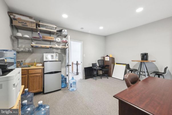 Home Office, Interior, Recessed Lighting