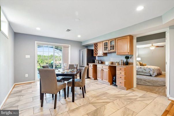 Dining room, Interior, Recessed Lighting