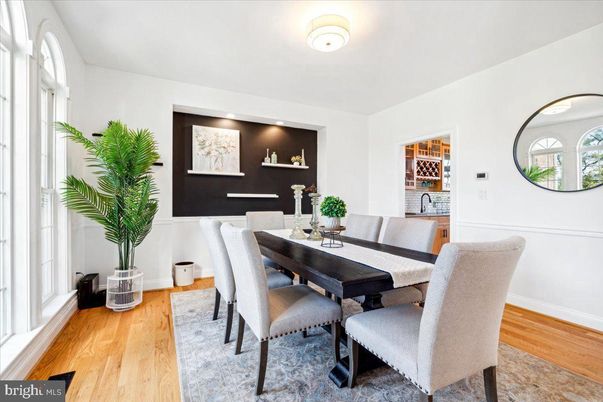 Dining room, Interior, Wood Texture Flooring