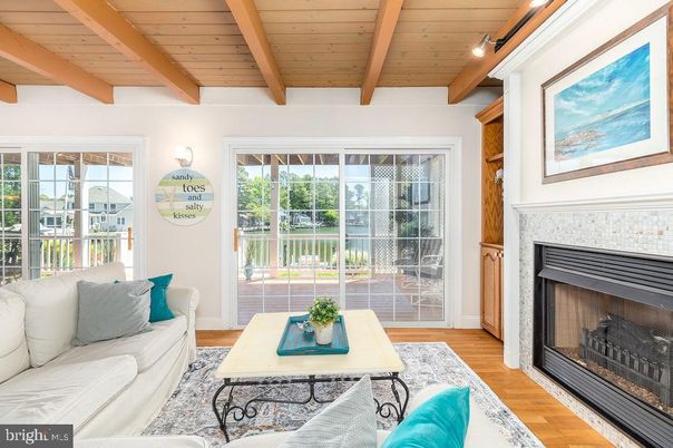 Fireplace, Interior, Living room, Wooden Beams, Wooden Ceilings, Wood Texture Flooring
