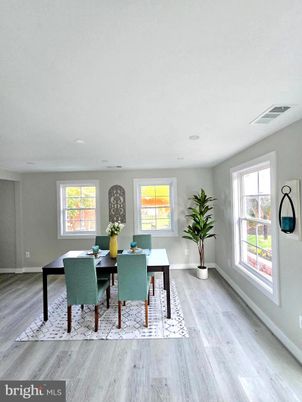 Dining room, Interior, Wood Texture Flooring