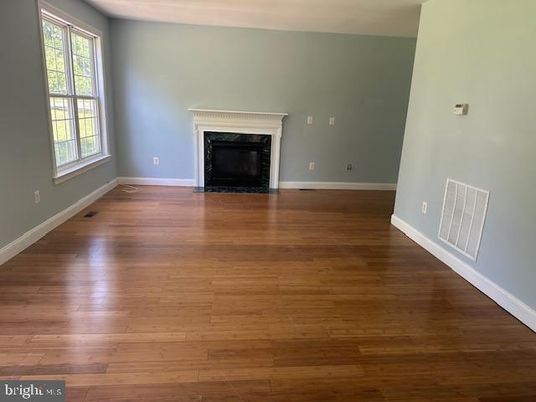 Empty room, Fireplace, Interior, Wood Texture Flooring
