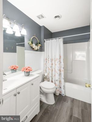 Bathroom, Interior, Wood Texture Flooring