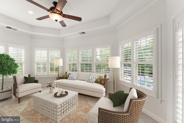 Interior, Living room, Recessed Lighting