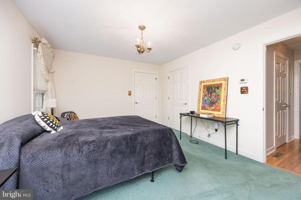 Bedroom, Chandelier, Interior, Wood Texture Flooring