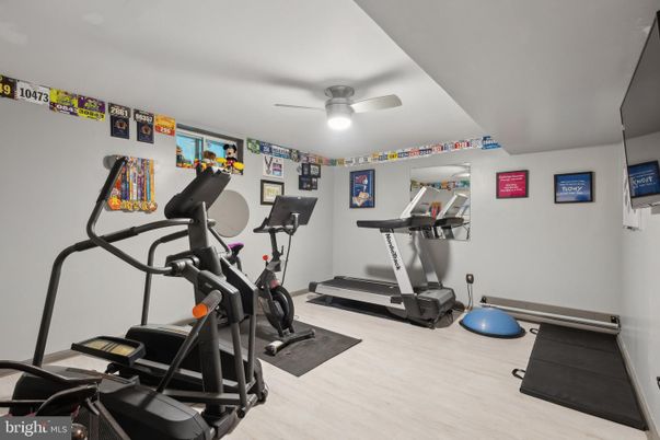 Fitness Equipment, Interior, Wood Texture Flooring