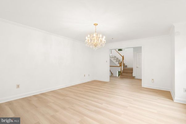 Chandelier, Empty room, Interior, Wood Texture Flooring