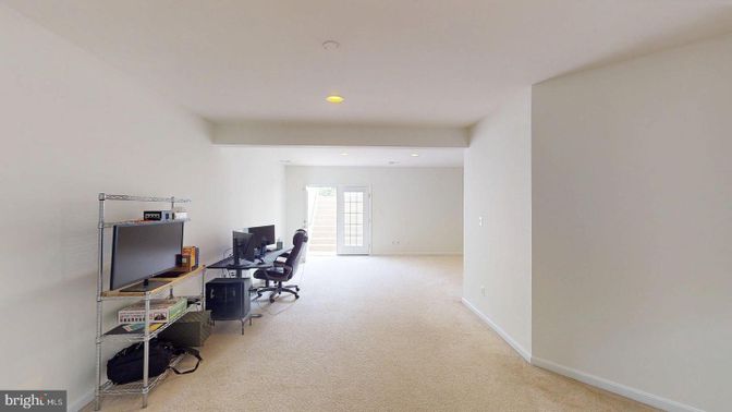 Home Office, Interior, Recessed Lighting
