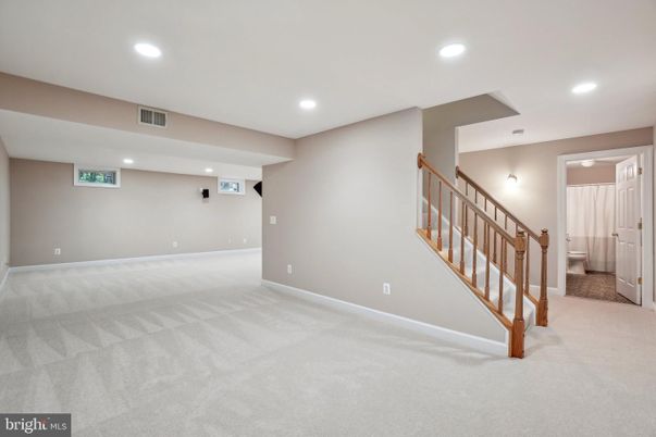 Bathroom, Empty room, Interior, Recessed Lighting