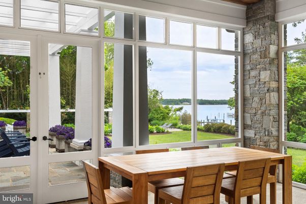 Dining room, Interior, Stone Walls, Water