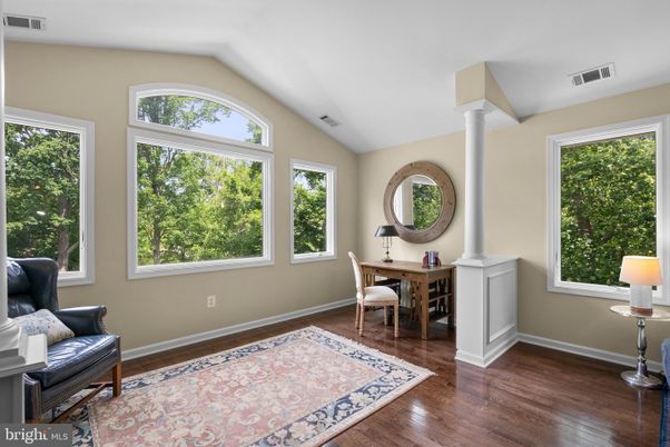 Home Office, Interior, Wood Texture Flooring